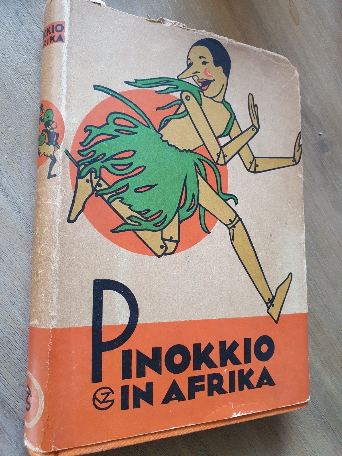 Pinokkio in Afrika - Vintage kinderboek, Boeken, Kinderboeken | Jeugd | onder 10 jaar, Ophalen of Verzenden, Gelezen, E. Cherubini