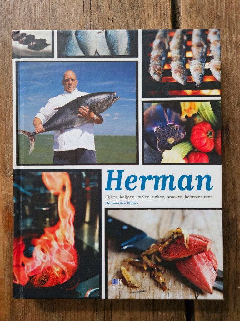 Herman den Blijker - Herman (gesigneerd!), Gezond koken, Zo goed als nieuw, Nederland en België, Tapas, Hapjes en Dim Sum