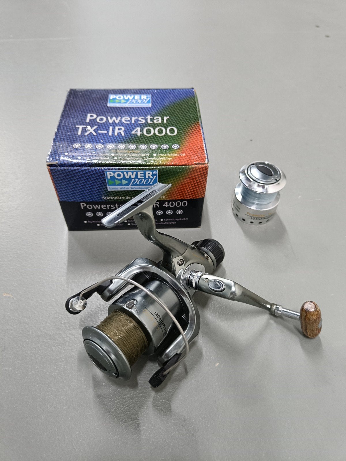 Power Pool molen Powerstar TX-IR 1000 10bb +res.spoel +nylon, Ophalen of Verzenden, Zo goed als nieuw, Molen