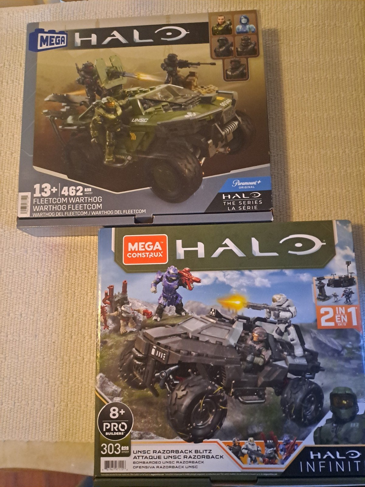 2 x Halo bouwdozen / nieuw collectors., Overige generaties, Ophalen of Verzenden, Nieuw