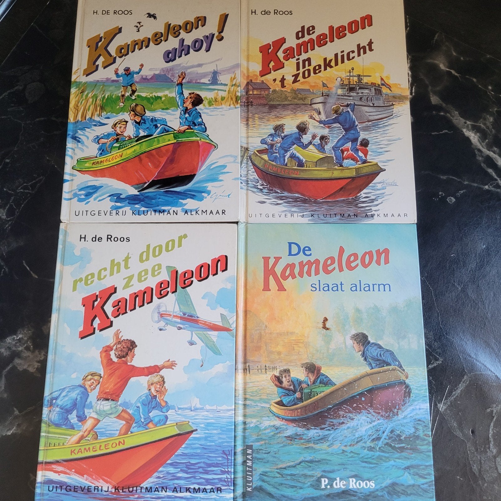 De Kameleon boeken - 4 delen, Ophalen of Verzenden, Gelezen, H. de Roos, P. de Roos, Fictie algemeen