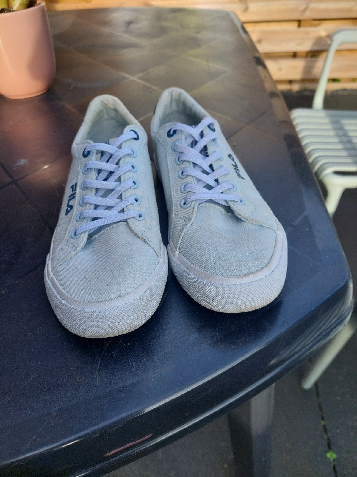 Fila sneakers - Lichtblauwe casual schoenen, Blauw, Ophalen of Verzenden, Sneakers of Gympen, Fila