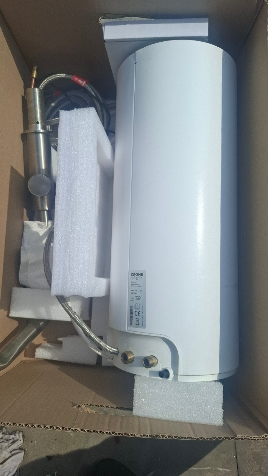 Grohe red set, Ophalen, Boiler, Minder dan 20 liter, Minder dan 3 jaar oud