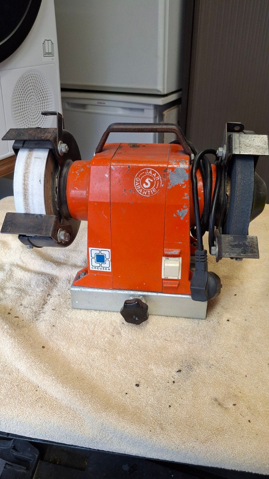 Creusen Werkbankslijpmachine DS 7150 TS - Made in Holland, Ophalen, Gebruikt, Werkbankslijpmachine