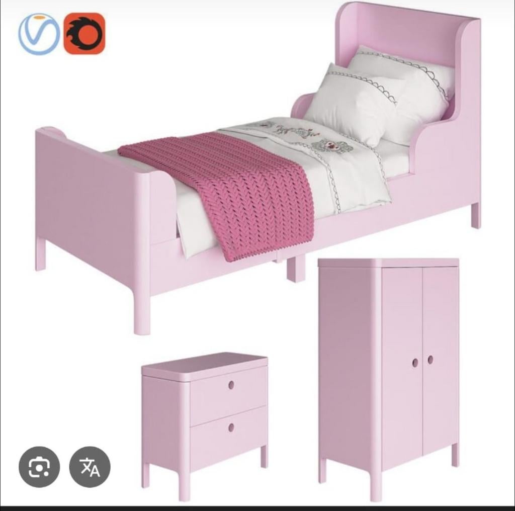 Ikea meisjes kinder kamer, Ophalen of Verzenden, Zo goed als nieuw, 180 cm of meer, 85 tot 100 cm