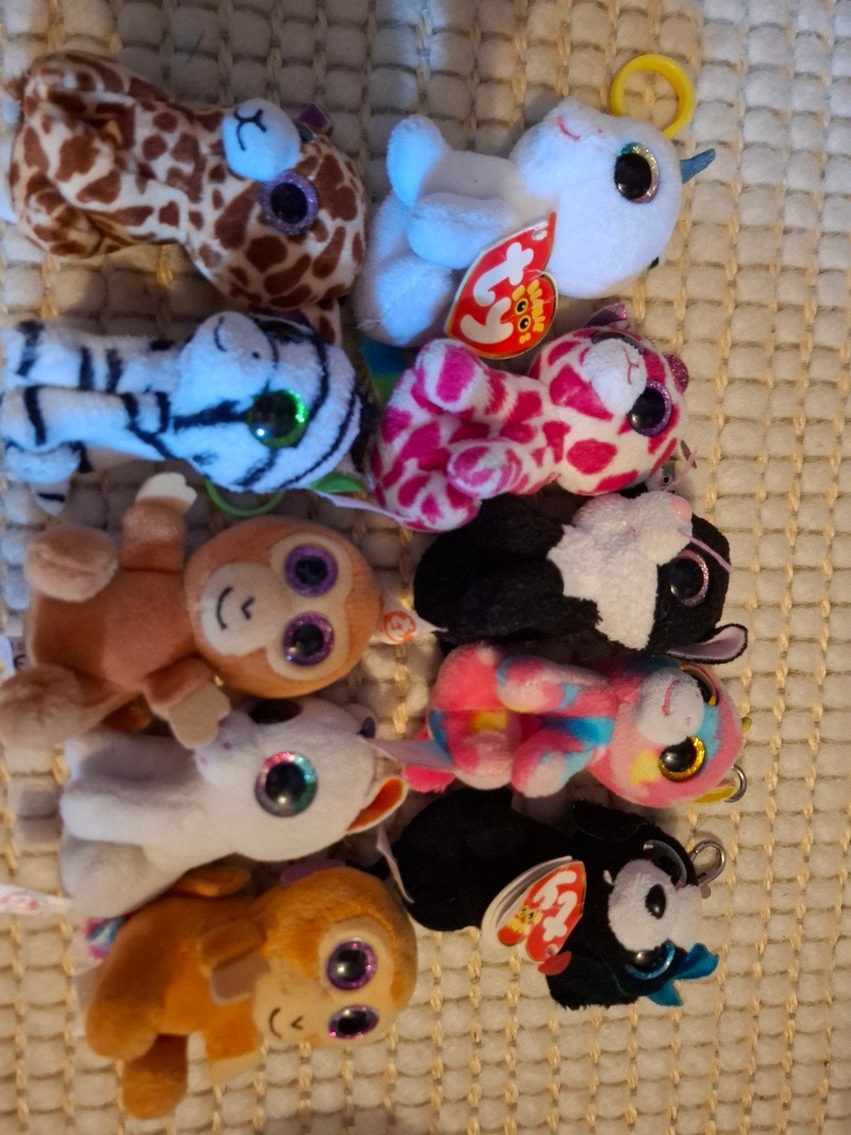 Ty Beanie Boos sleutelhangers - Gebruikt, Gebruikt, Ophalen of Verzenden, Met label, Klein (minder dan 20 cm)