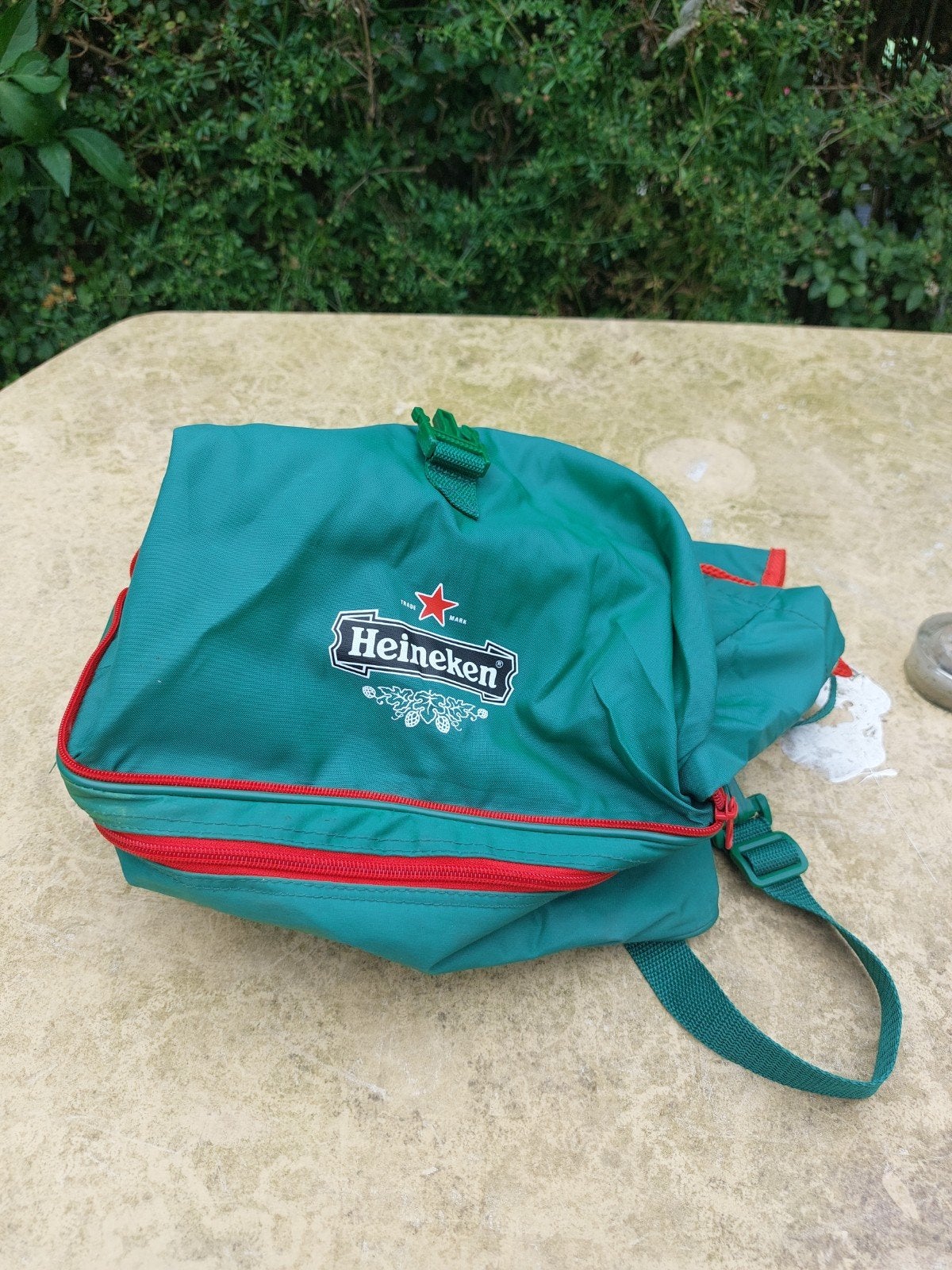 Heineken Koeltas - Groen met Rood op halen, Verzamelen, Merken en Reclamevoorwerpen, Gebruikt, Gebruiksvoorwerp, Ophalen