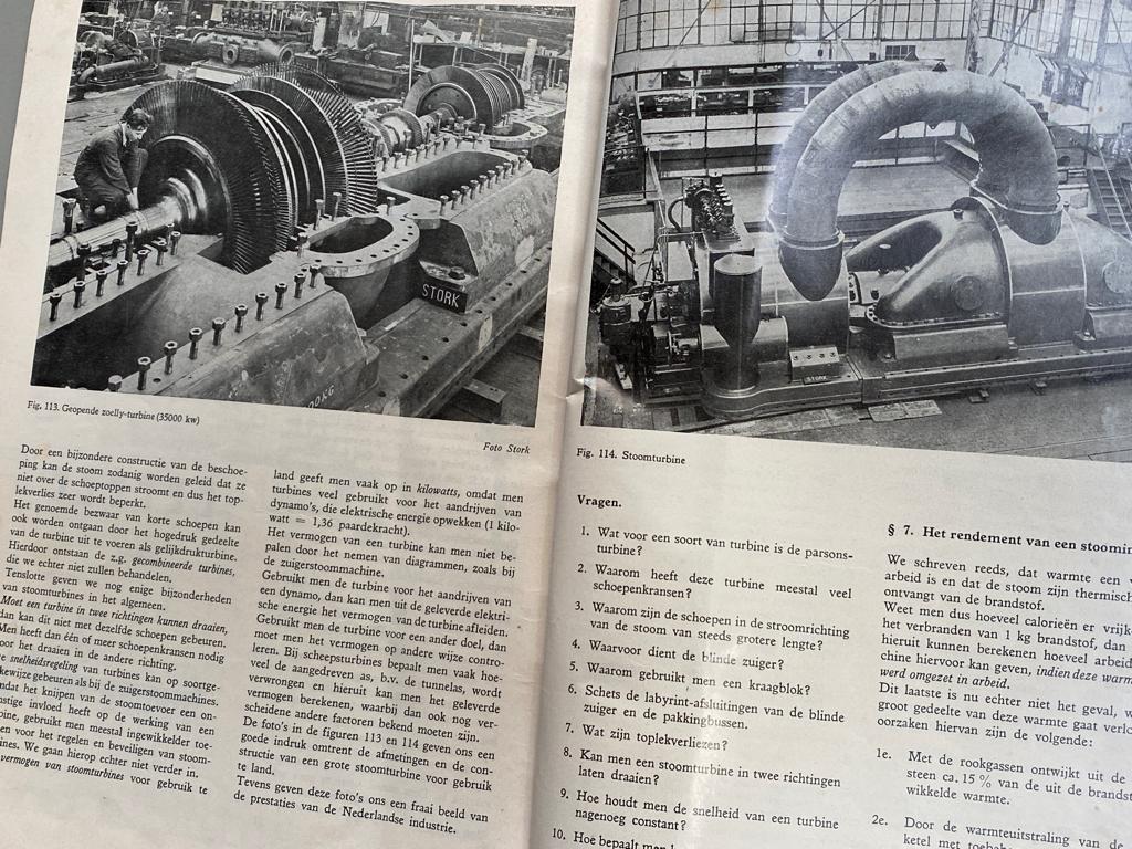 Kennis van Stoomketels  & Stoommachines  2 delen jaren 50, Ophalen of Verzenden, Gelezen