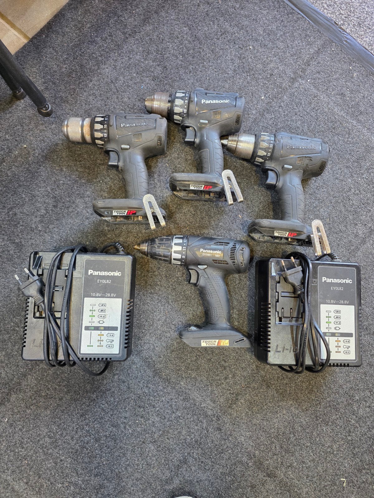 Panasonic 18V Boormachines en Opladers, Variabele snelheid, Ophalen of Verzenden, Boor- en Schroefmachine, Gebruikt