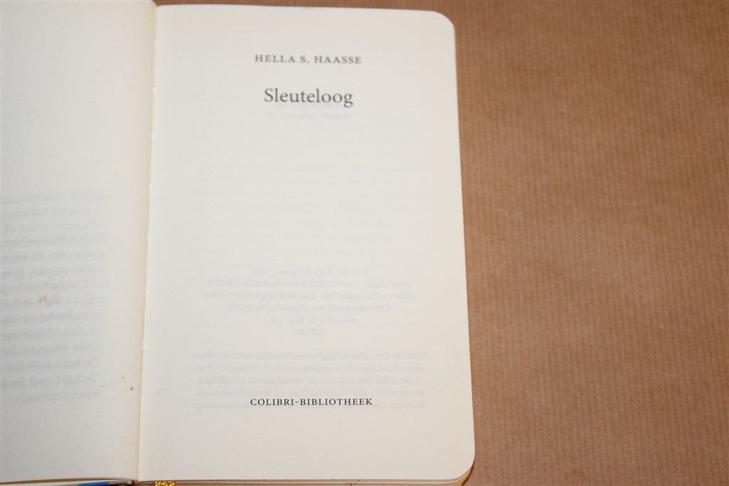 Sleuteloog — Hella S. Haasse, Roman Nederlands-Indië 2015, Ophalen of Verzenden, Gelezen