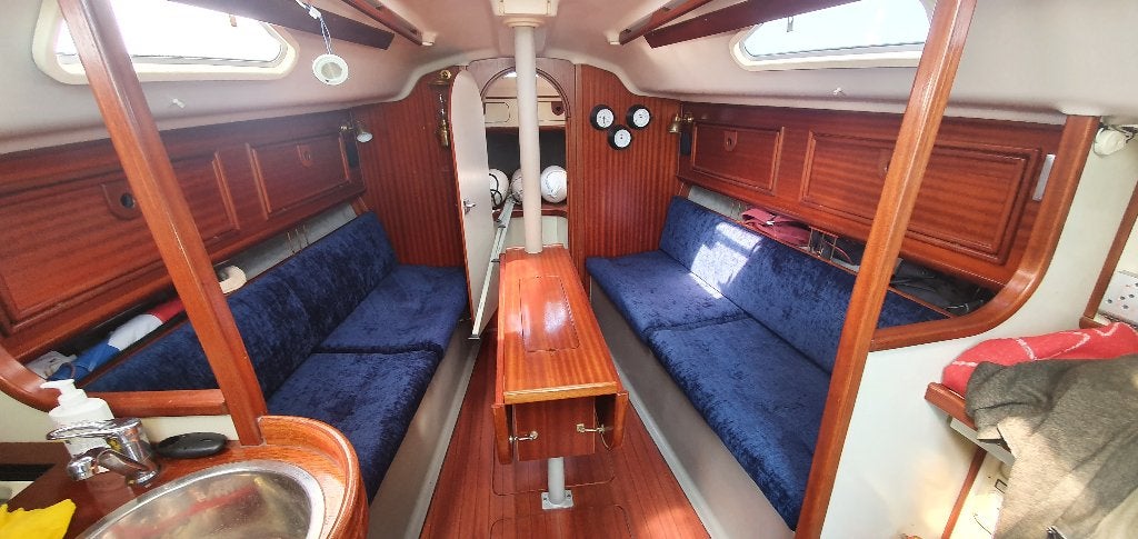 Dehler 32 Top met mahonie interieur, bouwjaar 1994, Watersport en Boten, 10 m, Gebruikt, Binnenboordmotor, 18 pk