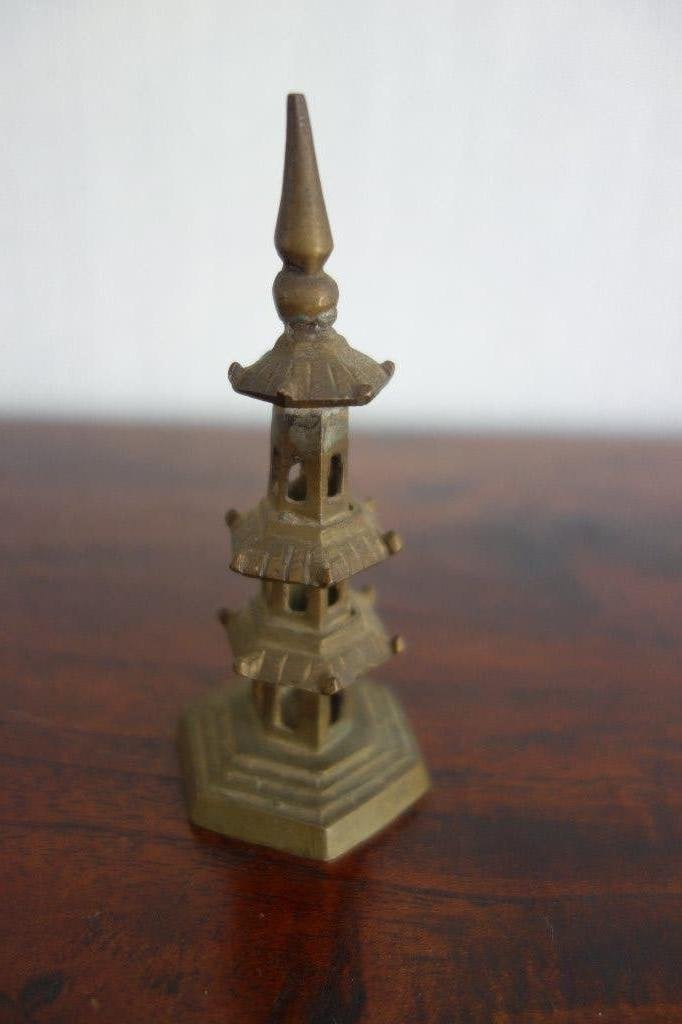 Pagoda koper\brons, Ophalen of Verzenden, Gebruikt, Metaal