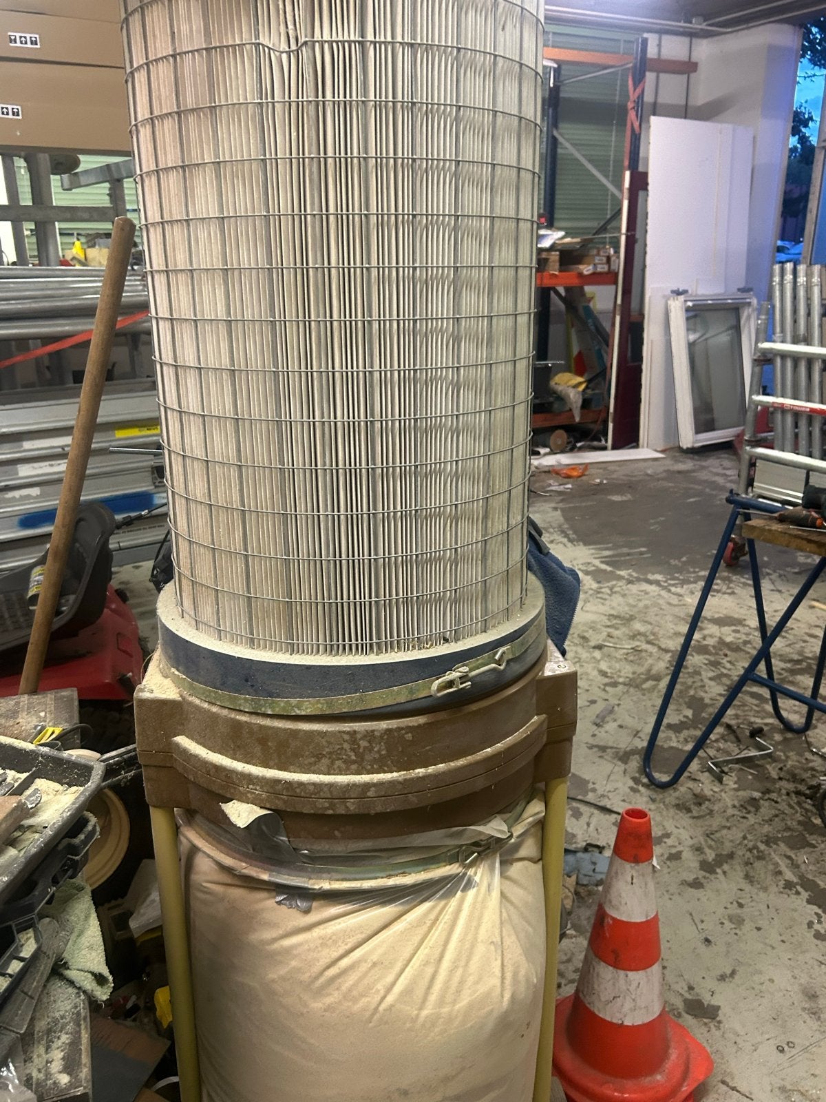 Afzuiging en Scheppach TS 4000 Zaagmachine met Krachtstroom, Ophalen of Verzenden, Gebruikt