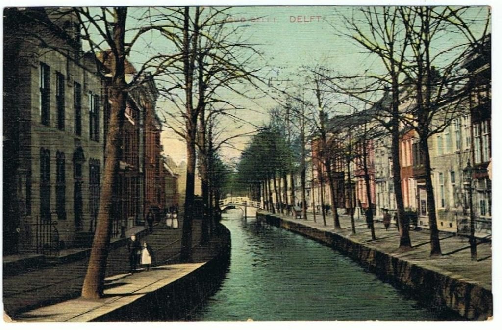 Delft  Nr. 321  Oude Delft, Ophalen of Verzenden, Voor 1920, Gelopen, Zuid-Holland