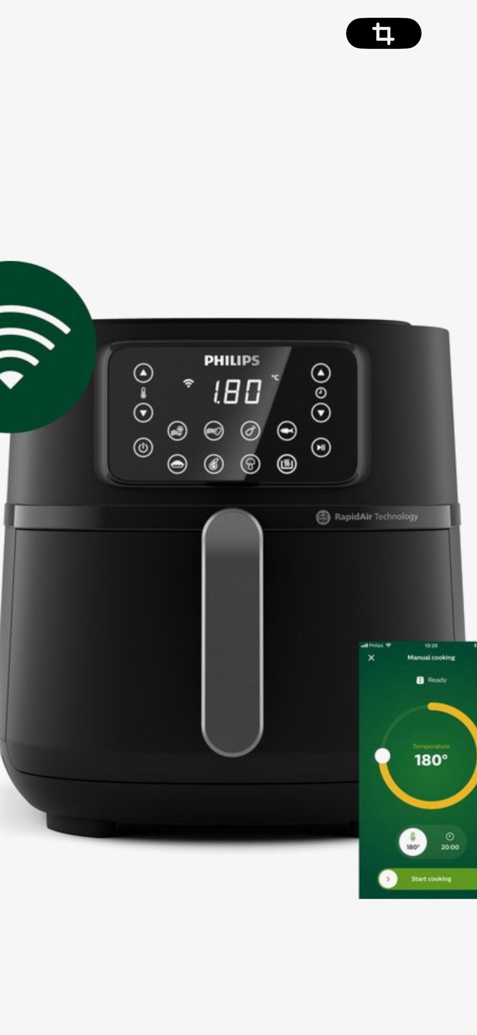 Philips 5000 serie Airfryer met accessoires, z.g.a.n.