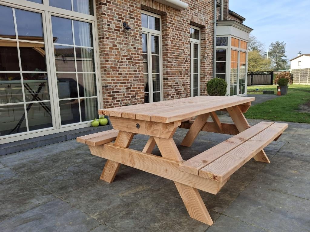 Picknicktafel Douglas, Tuin en Terras, Ophalen, Nieuw, Inklapbaar, Rechthoekig