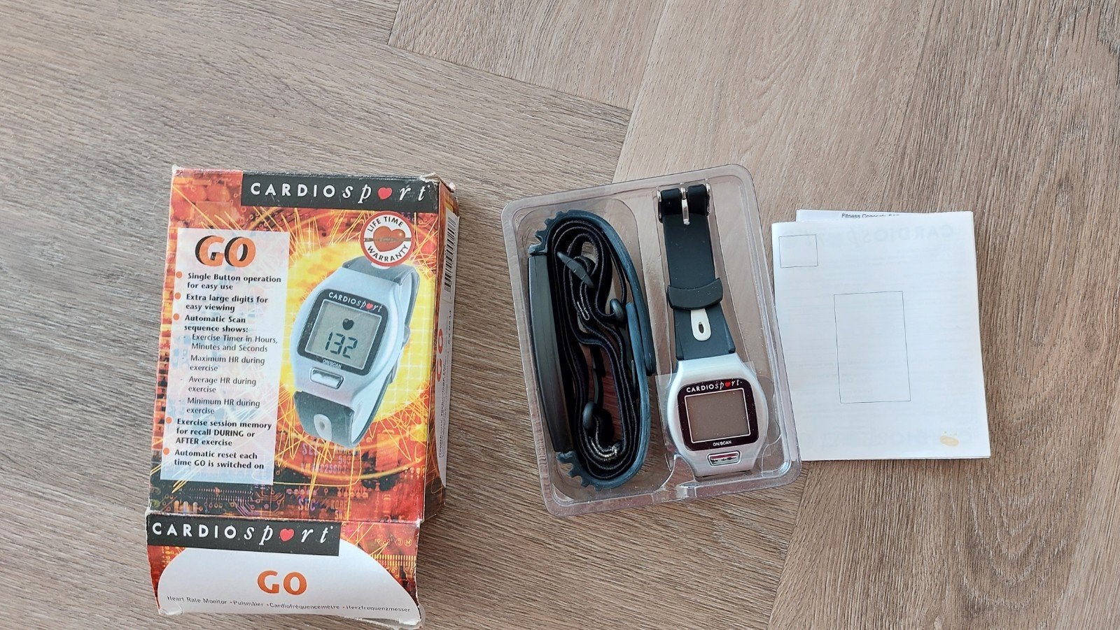 Cardiosport GO hartslagmeter met borstriem, Ophalen of Verzenden, Nieuw, Overige merken, Waterdicht