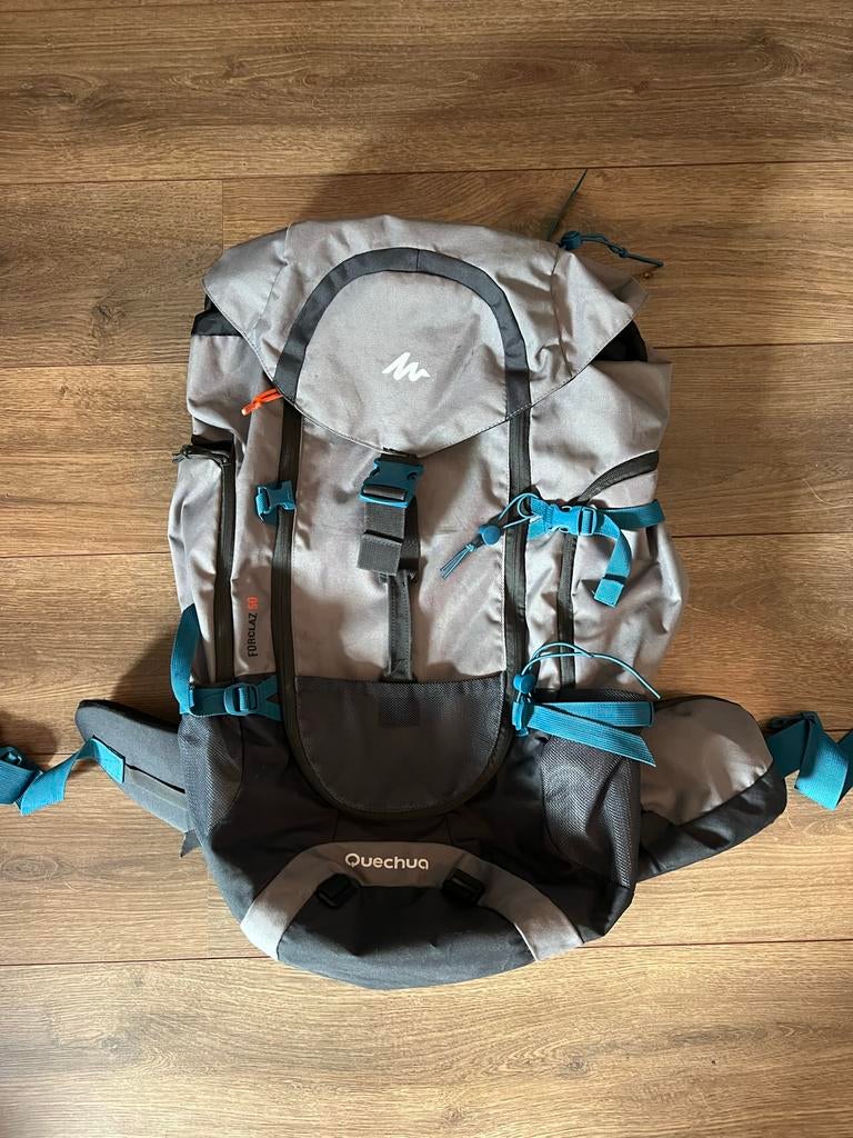 Forclaz 50L Reisrugzak - Stevig & Comfortabel, Ophalen of Verzenden, Gebruikt, 30 cm of meer