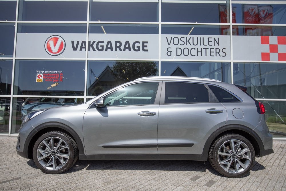 Kia Niro 1.6 GDi Hybrid DynamicPlusLine, 12 maanden, Stof, Gebruikt, 142 pk