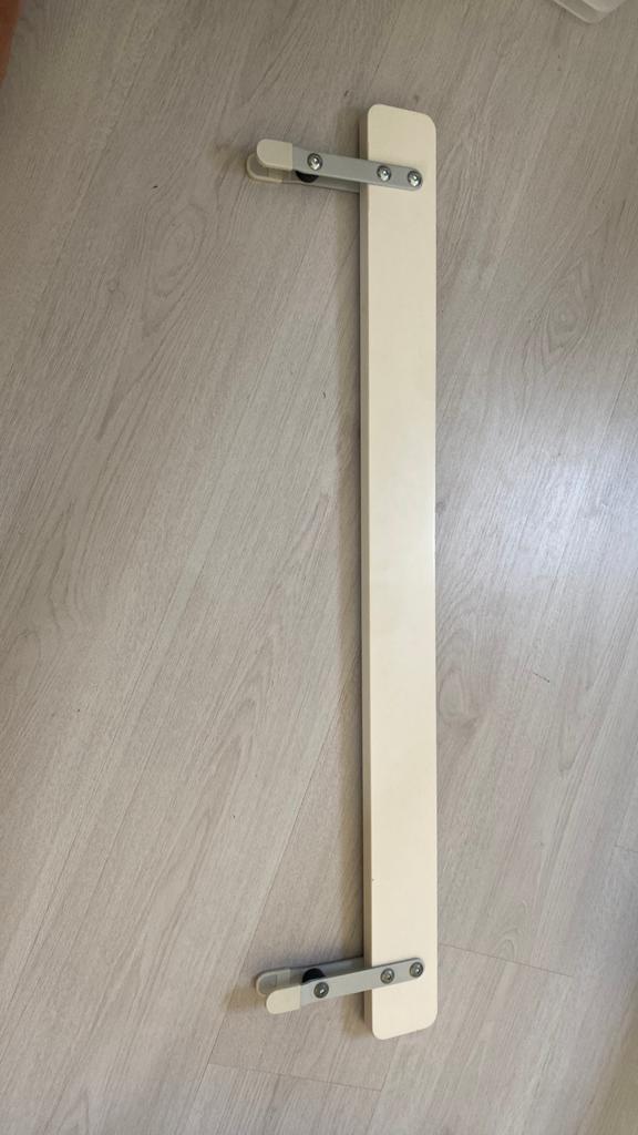 NATTAPA Zijsteun wit, Kinderen en Baby's, Kinderkamer | Bedden, Ophalen, Zo goed als nieuw, 180 cm of meer, Minder dan 70 cm