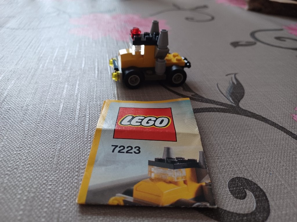 LEGO 7223 Gele Vrachtwagen, Gebruikt, Lego, Inclusief instructies, Ophalen of Verzenden