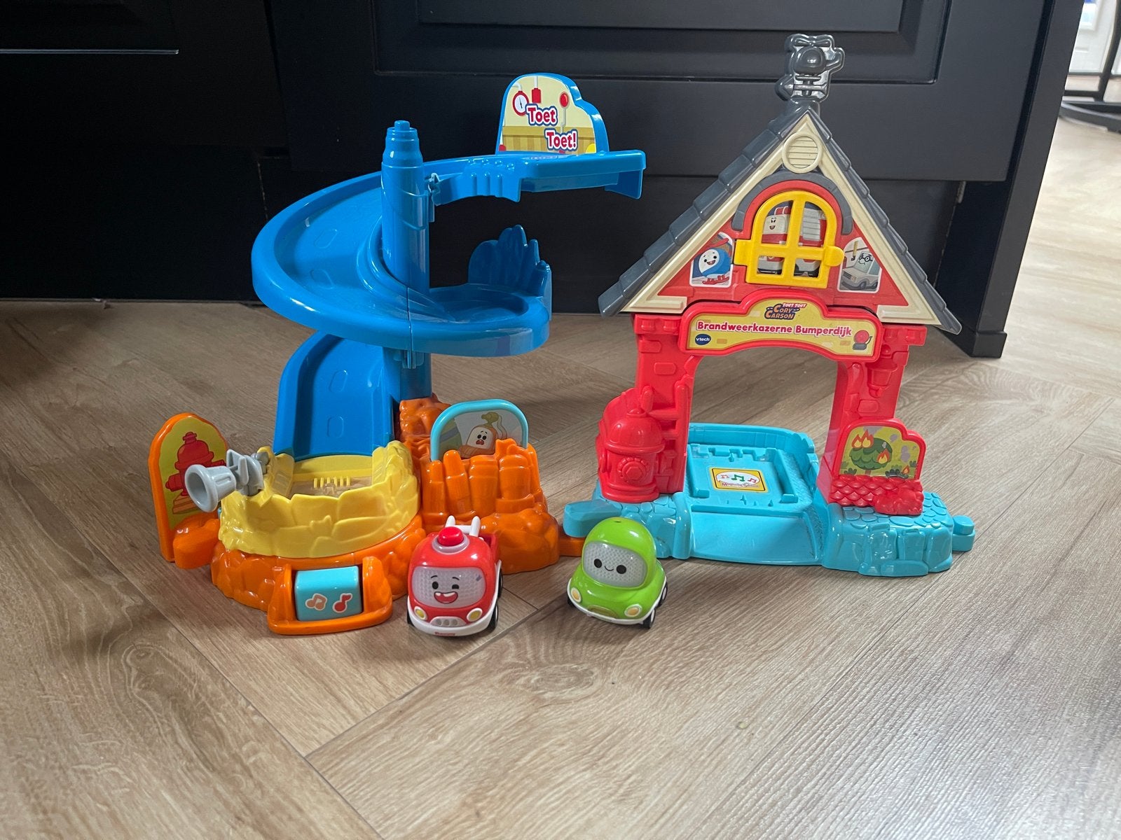 VTech Toet Toet Cory Carson Brandweerkazerne, Ophalen of Verzenden, Gebruikt, Auto, Met licht