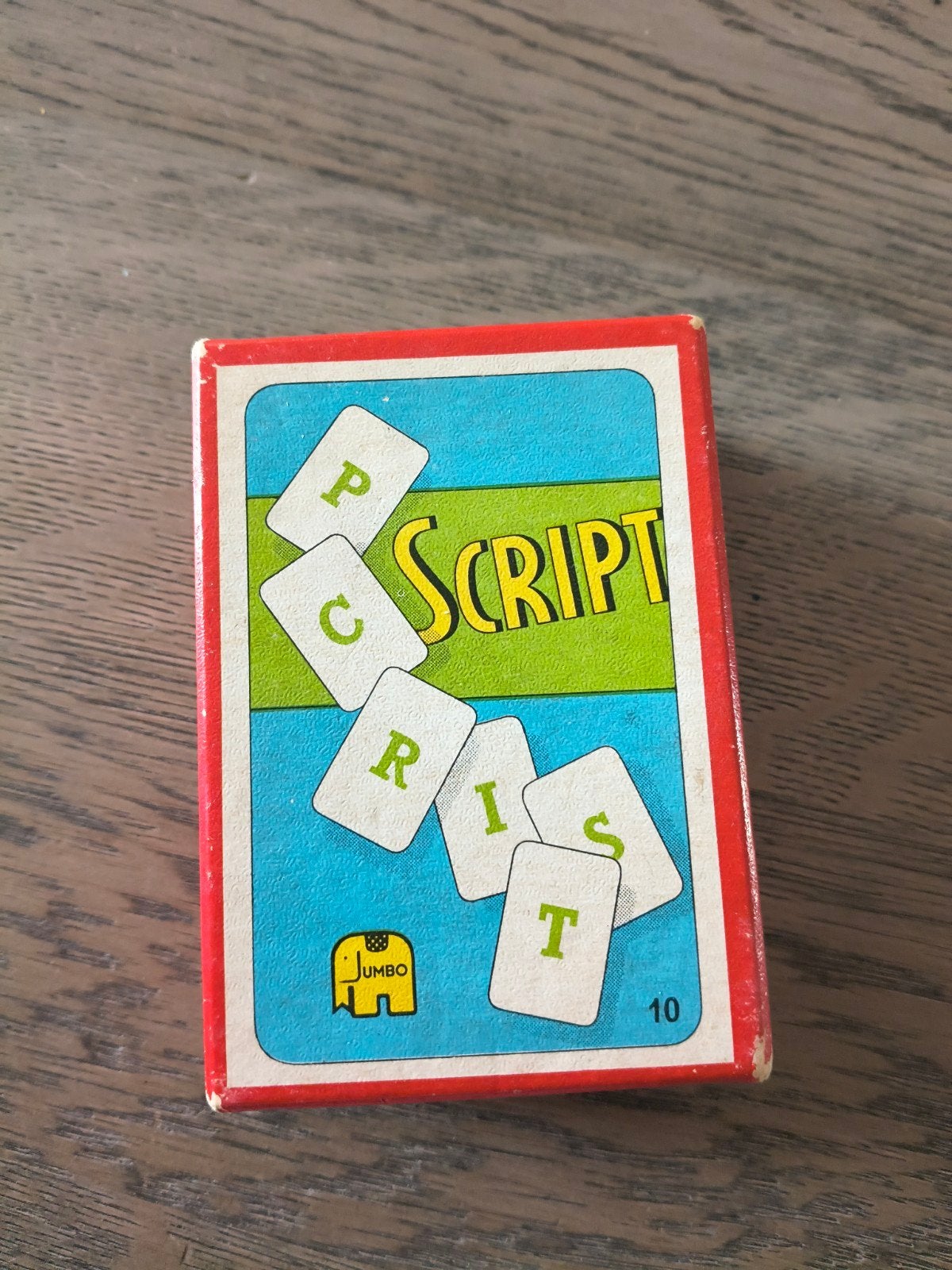 Script kaartspel - Vintage Jumbo, Een of twee spelers, Ophalen of Verzenden, Gebruikt, Jumbo