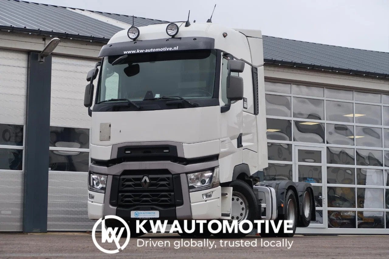 Renault T520 6x2/ RETARDER/ FULL AIR/ HYDRAULICS/ BOOGIE, Auto's, Vrachtwagens, Automaat, Euro 6, Renault, Bedrijf
