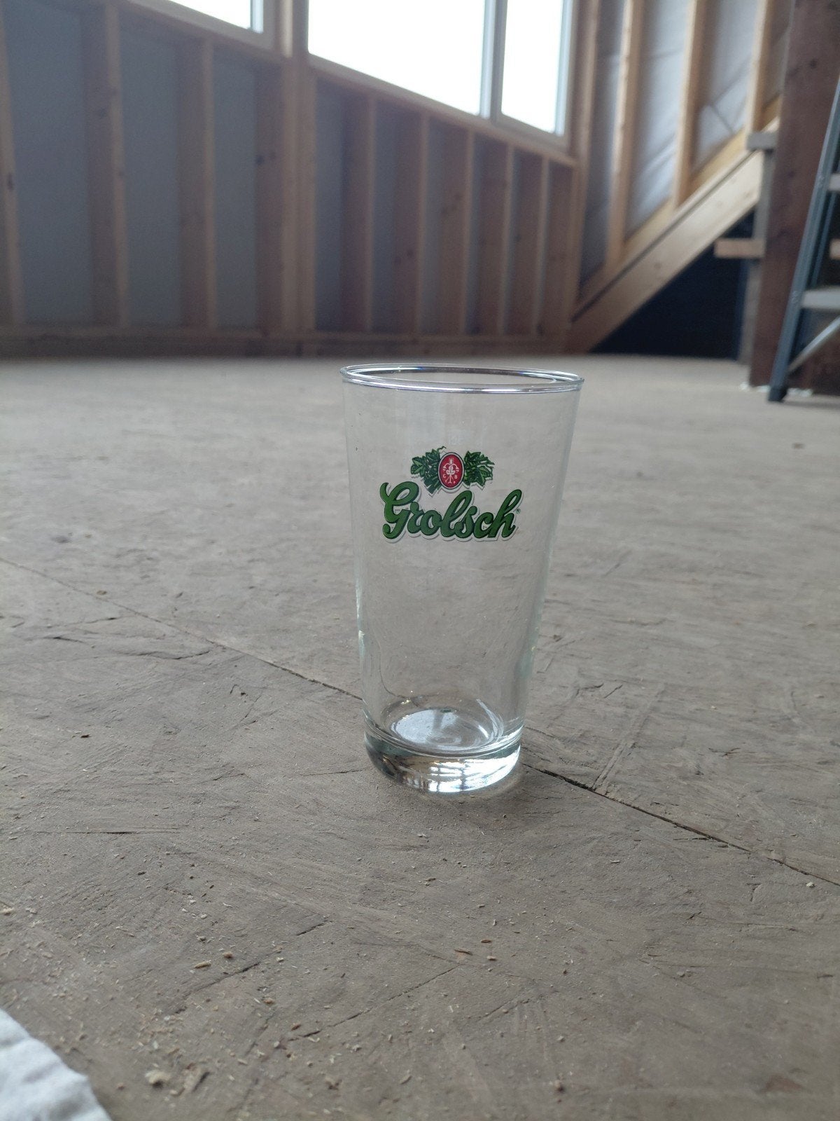 Grolsch fluitje / pilsglas, Ophalen of Verzenden, Zo goed als nieuw, Glas of Glazen, Grolsch