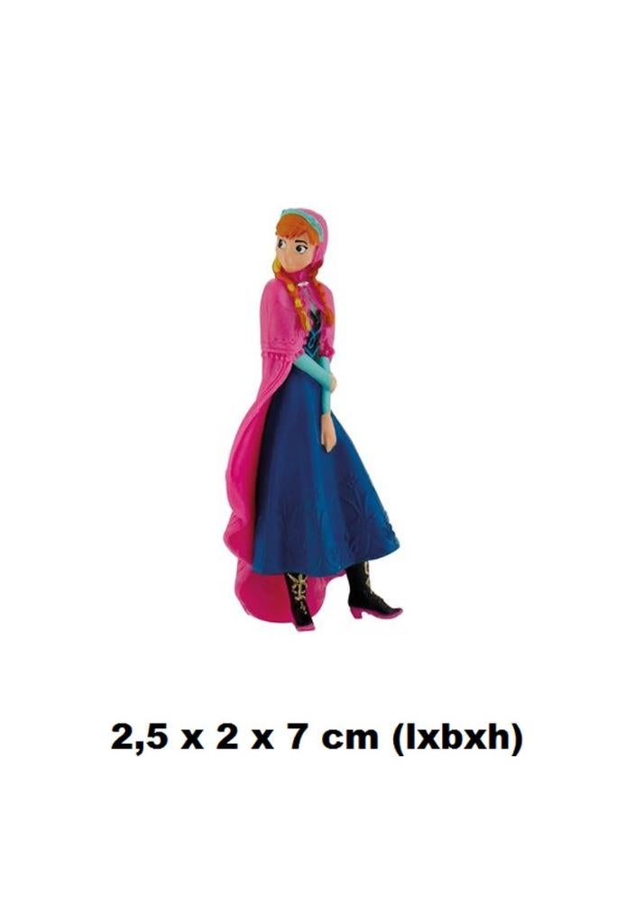 Bullyland - Frozen Mini Anna -Taarttopper - 2,5x2x7 cm-NIEUW, Ophalen of Verzenden, Nieuw