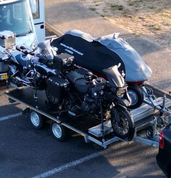 Trailer te huur 2 jetski’s dubbele waterscooter motortrailer, Ophalen, Gebruikt