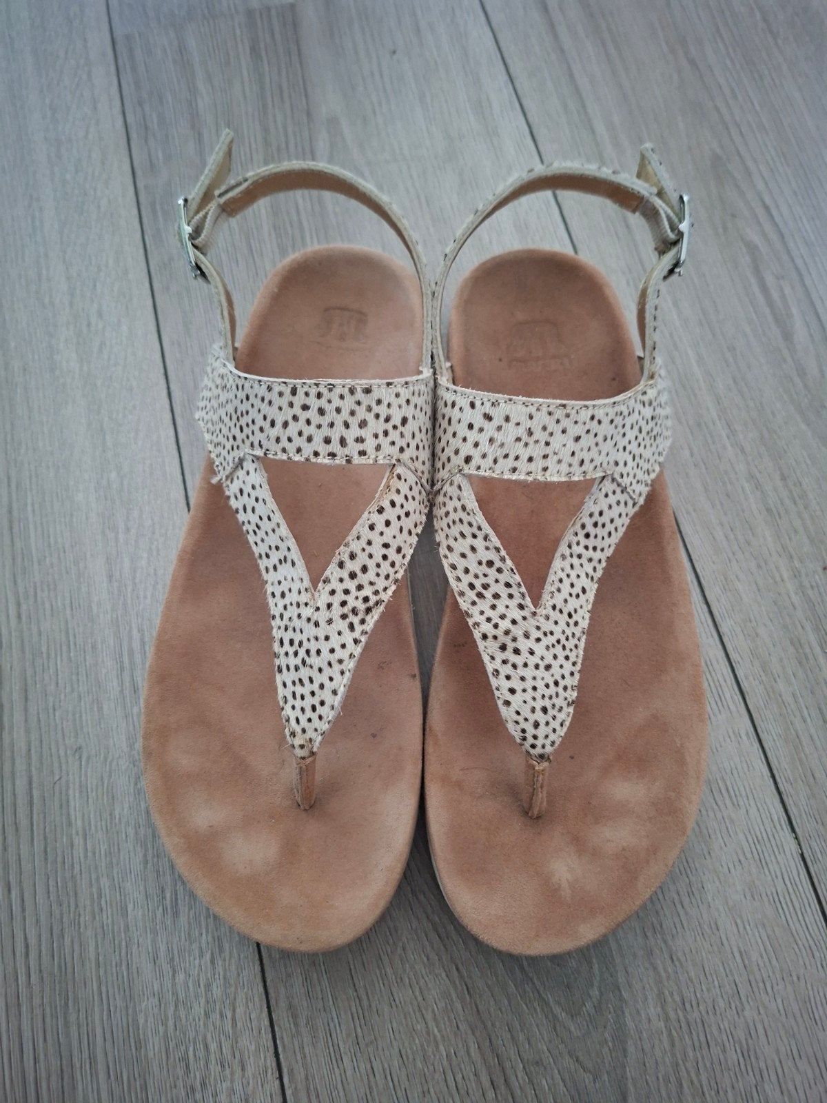 Maruti sandalen maat 40 leer beige stippen dames, Beige, Zo goed als nieuw, Maruti, Sandalen of Muiltjes