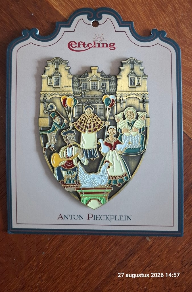 Efteling Reuzenpin Anton Pieckplein, Ophalen, Nieuw, Button of Speldje