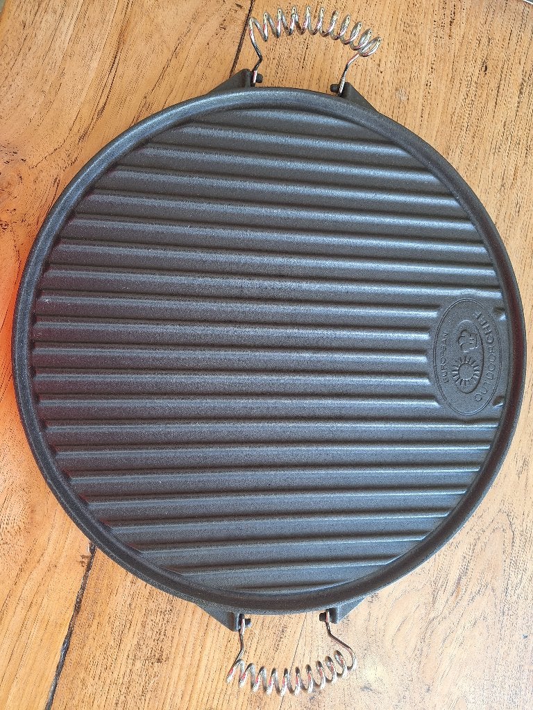 Grillplaat gietijzer, Ophalen, Zo goed als nieuw, Outdoorchef
