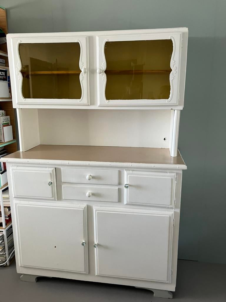 Buffetkast vintage, Ophalen, Vintage, Zo goed als nieuw, 150 tot 200 cm