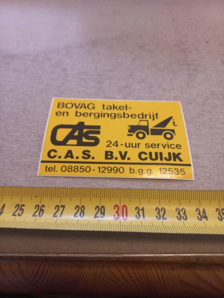 Takel bergingsbedrijf cas bv cuijk, Ophalen of Verzenden, Zo goed als nieuw