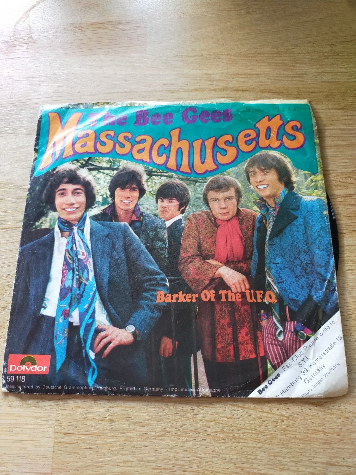 The Bee Gees , Massachusetts, Ophalen of Verzenden, Zo goed als nieuw, Overige formaten, Levenslied of Smartlap
