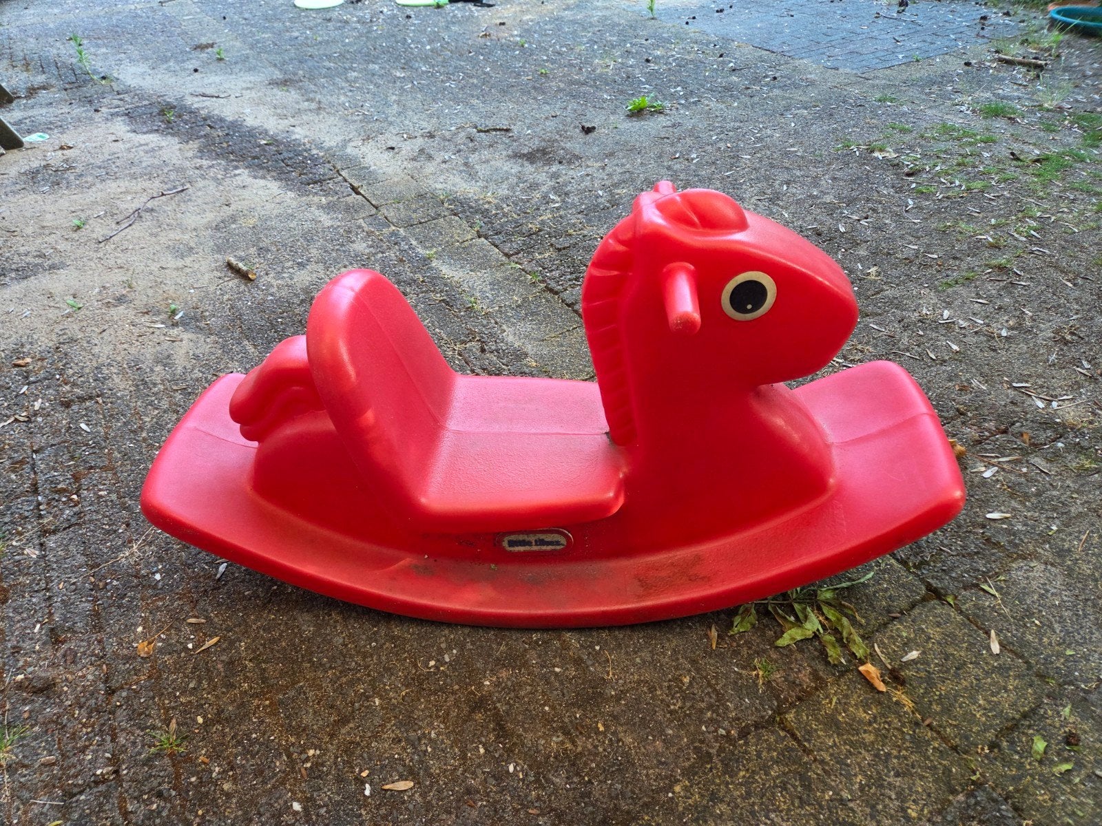 Little Tikes rood hobbelpaard, Ophalen, Gebruikt