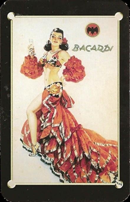 Bacardi kaarten zeldzame playing cards ( 02, Verzenden, Nieuw, Gebruiksvoorwerp