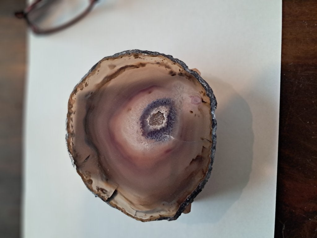 Aangeboden diverse agaatschijven. Tussen 11 en 16 cm groot, Ophalen of Verzenden, Mineraal