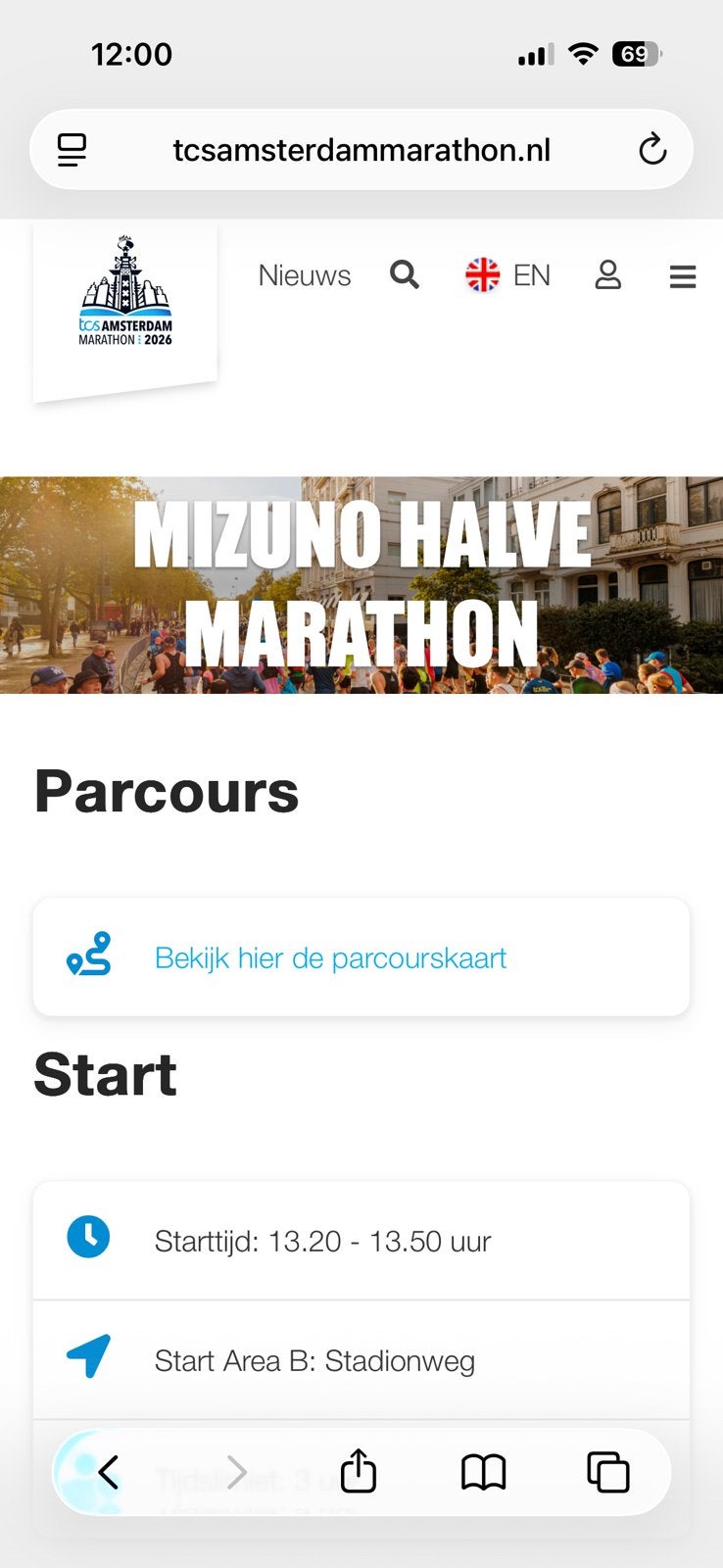 GEZOCHT ticket halve marathon Amsterdam & Dam tot Damloop, Ophalen, Nieuw, Overige typen, Overige merken