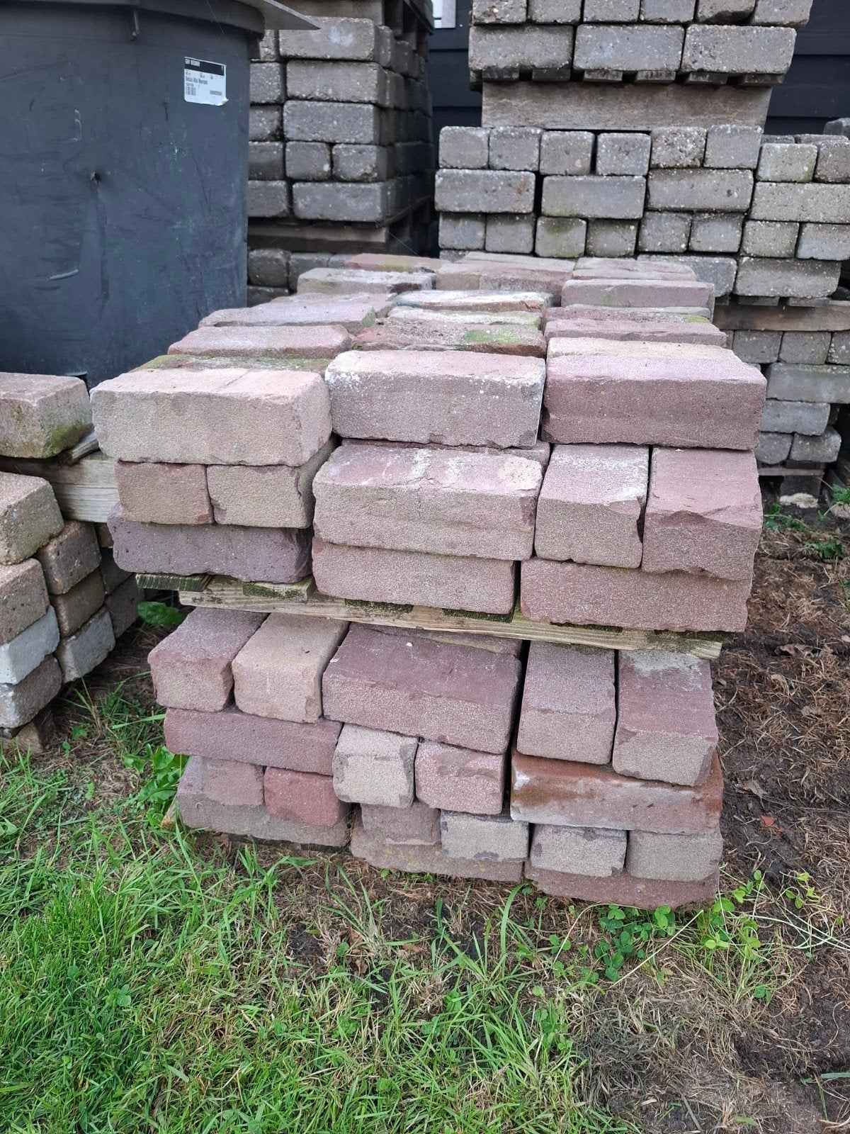 Gebakken getrommeld Keiformaat - Rood, Tuin en Terras, Ophalen, Keramiek, 5 tot 10 m², Klinkers