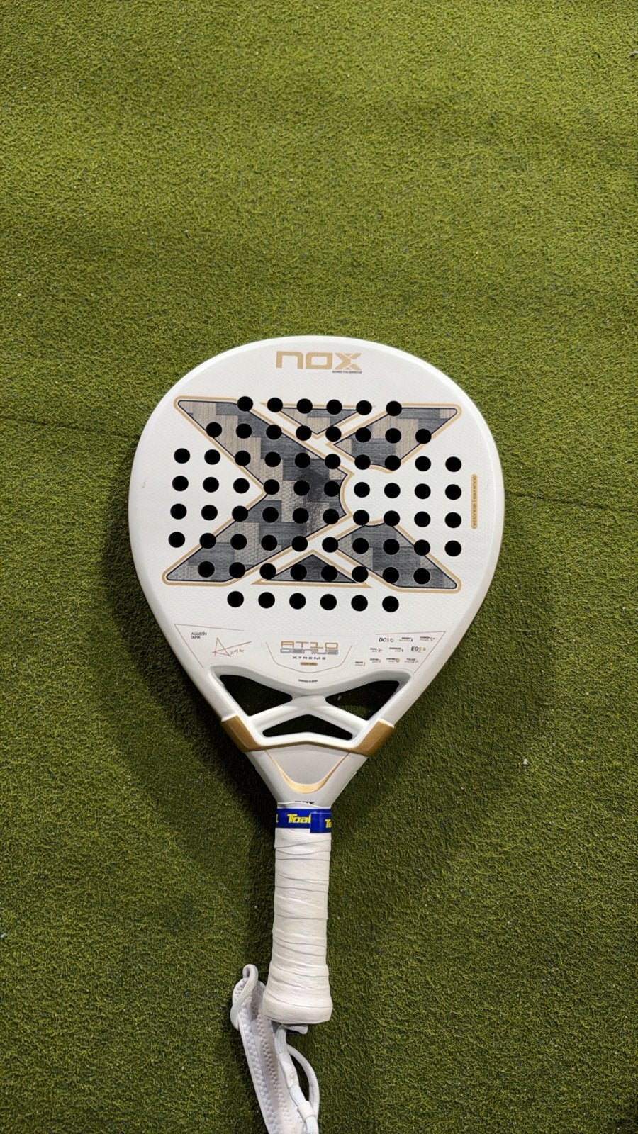 Noxx AT10 12K Tapia Padel Racket - Zo goed als nieuw, Ophalen of Verzenden, Zo goed als nieuw