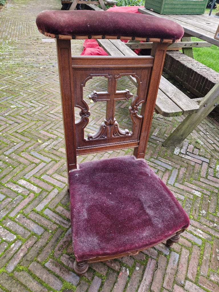 Antieke eiken bidstoel Frans de Kok Oirschot, Ophalen