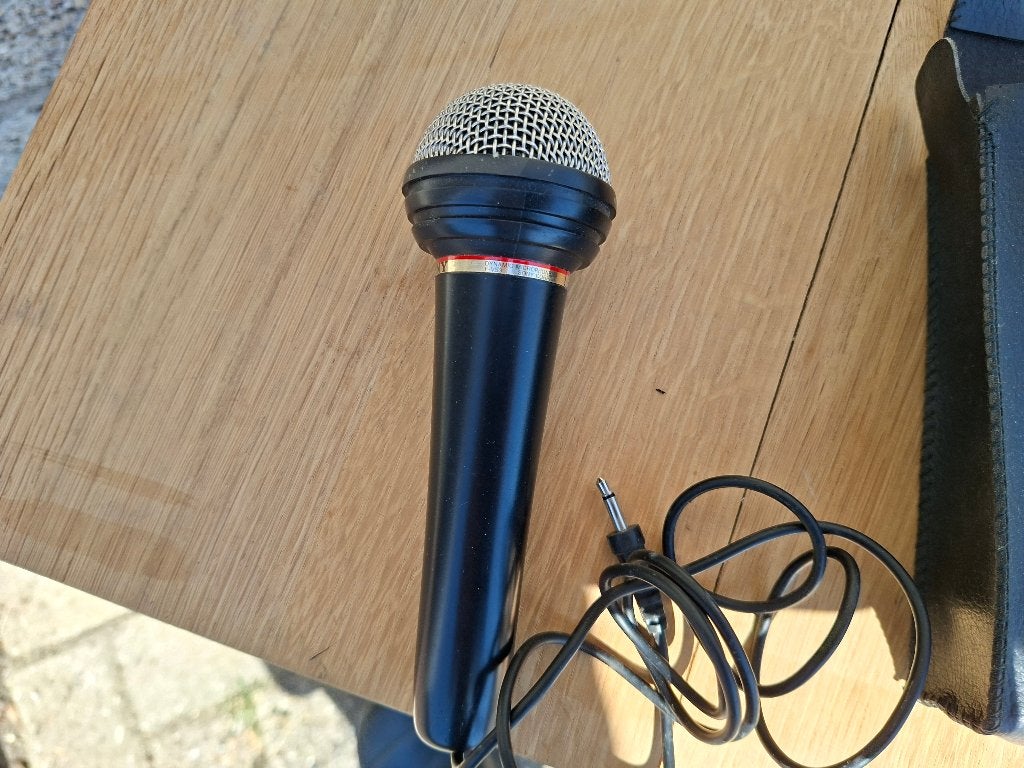 vintage microfoon sony, Ophalen of Verzenden, Gebruikt, Zangmicrofoon