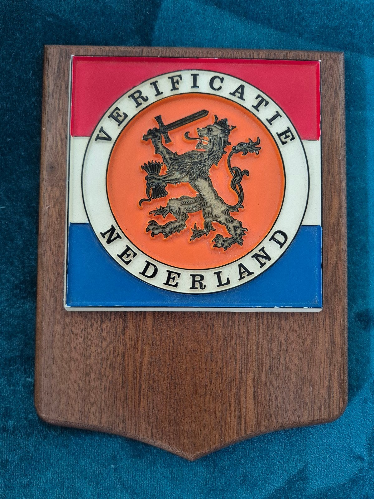 Wapenschild Verificatie Nederland, Verzenden, Landmacht, Nederland, Embleem of Badge