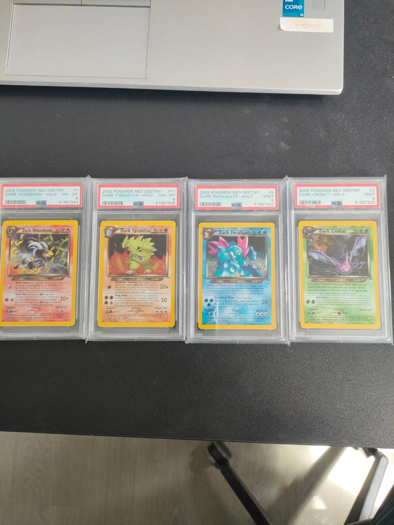 Neo Destiny slabs, zie omschrijving., Hobby en Vrije tijd, Verzamelkaartspellen | Pokémon, Ophalen of Verzenden