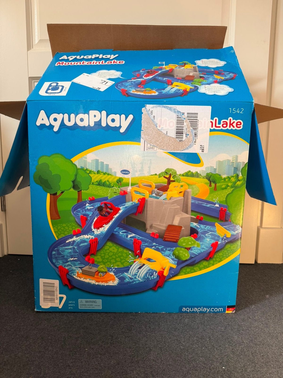 AquaPlay MountainLake Waterbaan met boten, Ophalen, Zo goed als nieuw