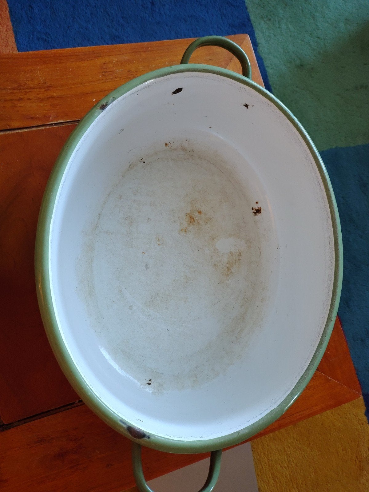 Ovale emaille ovenschaal - 35 cm, Ophalen of Verzenden