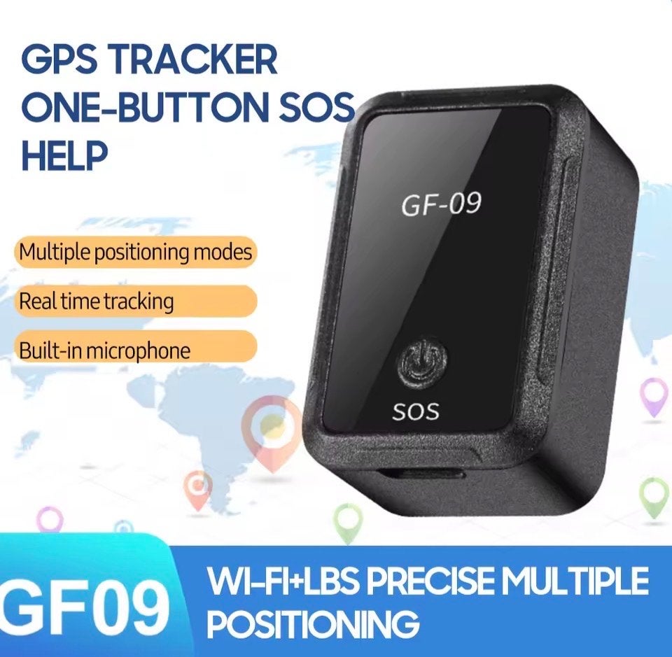 Mini GPS Tracker GF-09 met Realtime Track en spraak recorder, Ophalen of Verzenden, Nieuw, Zwart, Android